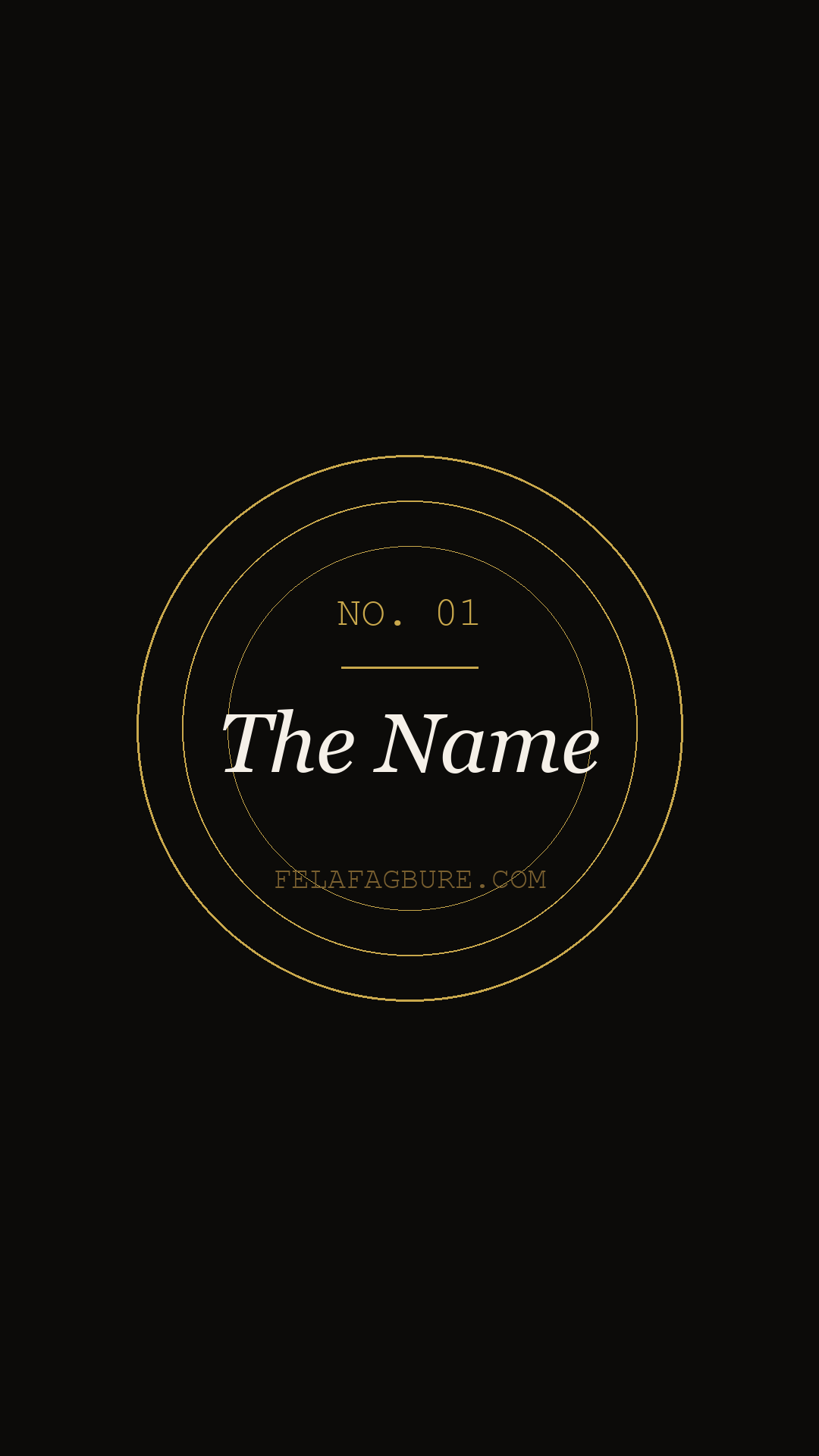The Name cover